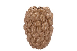MILOU SCOTTISH SAND VASE ACORNS ALLOVER 23X23X30CM