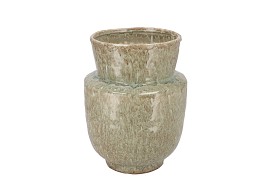Iron stone vase