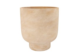 FLORENCE ANTIQUE GOLD  POT ROUND 23X23X26CM NM