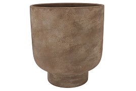 FLORENCE ANTIQUE BRONZE POT ROUND 34X34X38CM