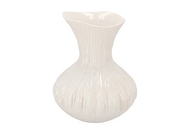 MIRRE WHITE VASE 23X23X30CM NM