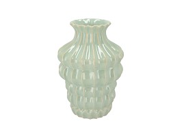 DUNJA PISTACHE VASE 16X16X20CM NM