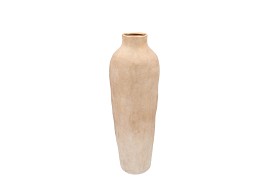 FLORENCE ANTIQUE GOLD WHITE VASE LONG 16X16X48CM