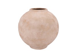 FLORENCE ANTIQUE GOLD POT ROUND 29X29X27CM