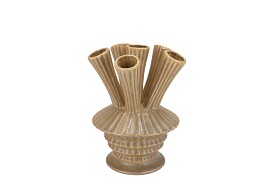 MAYSA GREEN VASE TUBES 13X13X19CM