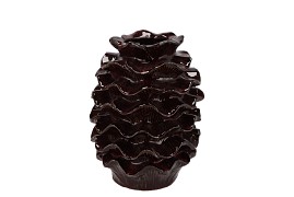 GINA BURGUNDY VASE 20X20X24CM
