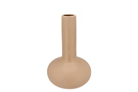 DANA SAND BROWN VASE LONG NECK 24X24X39CM