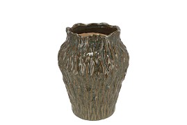 CODY GREEN VASE 22X22X25CM
