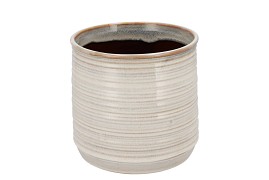 BELLA WHITE POT 17X17X15CM