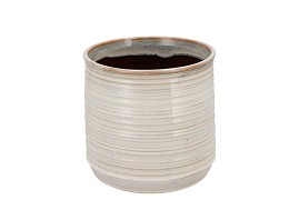 BELLA WHITE POT 14X14X13CM