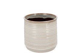 BELLA WHITE POT 12X12X11CM