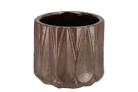 MERLIN BROWN POT 16X14CM