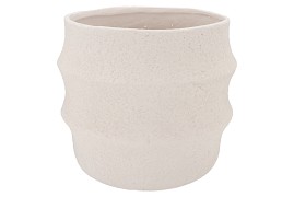 CASCAIS WHITE POT 40X40X35CM
