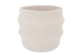 CASCAIS WHITE POT 35X35X31CM
