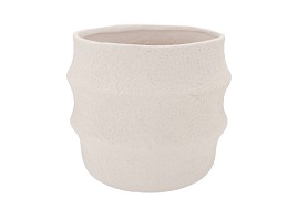 CASCAIS WHITE POT 30X30X26CM