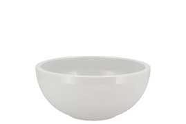 CERAMIC WHITE MAT BOWL 18X9CM